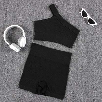 1/2/3/4/5PCS Gym Leggings Women Pants Sets Thread Sexy Sport Autumn  T-Shirt Sets Seamless Outdoors Activewear Suit Tank Top