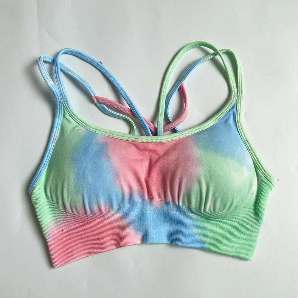 2023 New Tie Dye Yoga Pants Sport Leggings Women Seamless High Waist Push Up Woman Tights Fitness Workout Leggins Gym Clothing