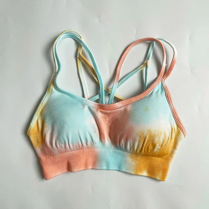 2023 New Tie Dye Yoga Pants Sport Leggings Women Seamless High Waist Push Up Woman Tights Fitness Workout Leggins Gym Clothing