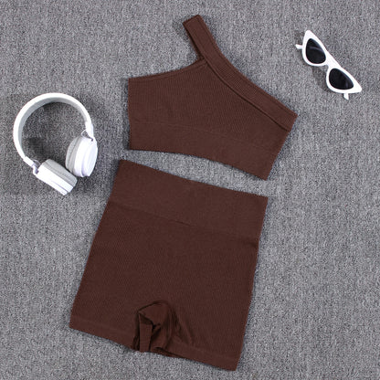 1/2/3/4/5PCS Gym Leggings Women Pants Sets Thread Sexy Sport Autumn  T-Shirt Sets Seamless Outdoors Activewear Suit Tank Top