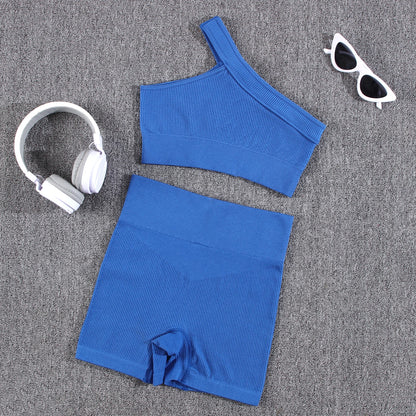 1/2/3/4/5PCS Gym Leggings Women Pants Sets Thread Sexy Sport Autumn  T-Shirt Sets Seamless Outdoors Activewear Suit Tank Top