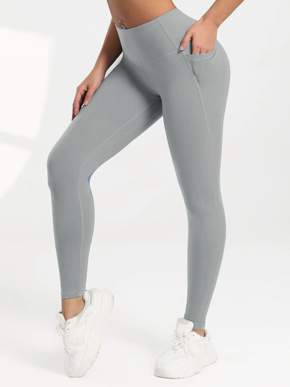 Pockets Fitness Gym Leggings Women Skinny Stretch Autumn Sport Leggings Women Casual Mallas Fashion Outdoors Pants