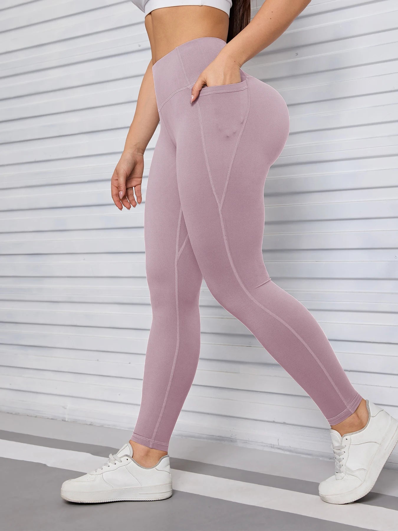 Pockets Fitness Gym Leggings Women Skinny Stretch Autumn Sport Leggings Women Casual Mallas Fashion Outdoors Pants