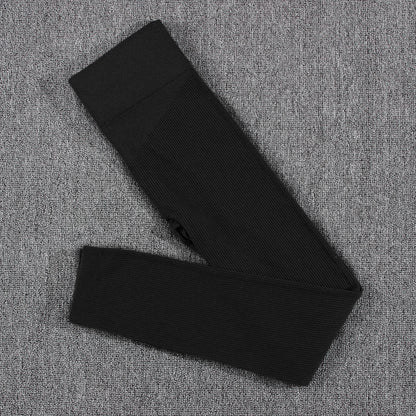 1/2/3/4/5PCS Gym Leggings Women Pants Sets Thread Sexy Sport Autumn  T-Shirt Sets Seamless Outdoors Activewear Suit Tank Top