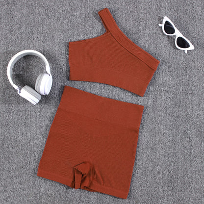 1/2/3/4/5PCS Gym Leggings Women Pants Sets Thread Sexy Sport Autumn  T-Shirt Sets Seamless Outdoors Activewear Suit Tank Top