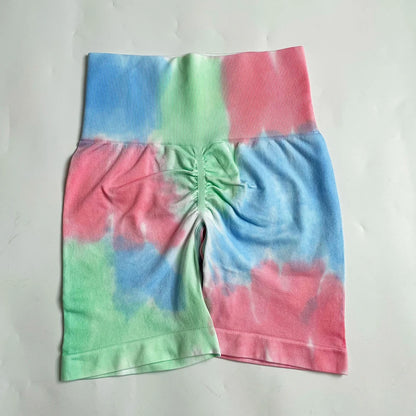 2023 New Tie Dye Yoga Pants Sport Leggings Women Seamless High Waist Push Up Woman Tights Fitness Workout Leggins Gym Clothing