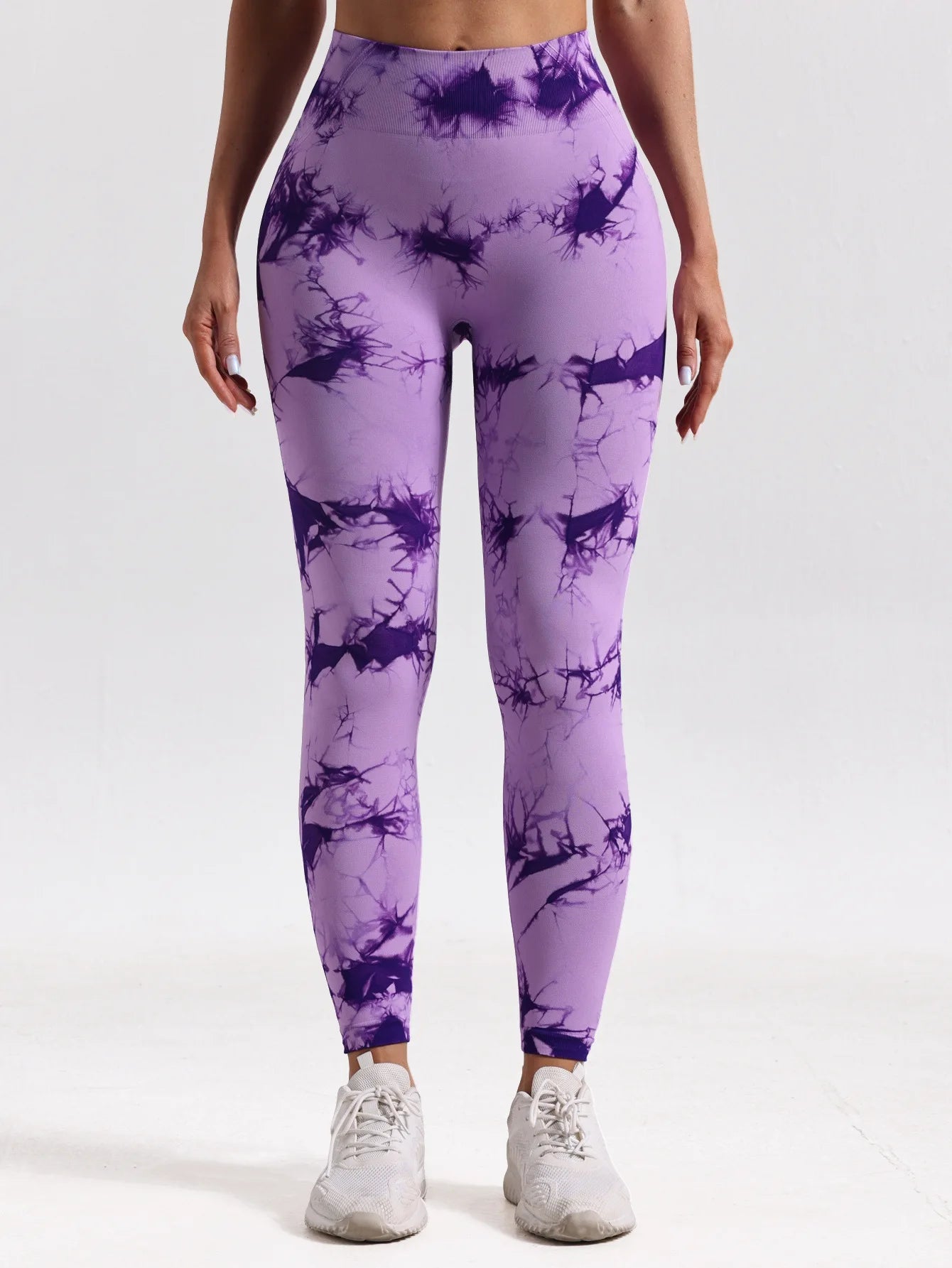 Tie Dye Yoga Pants Sport Leggings Women Seamless High Waist Push Up Woman Tights Fitness Workout Leggings Gym Clothing