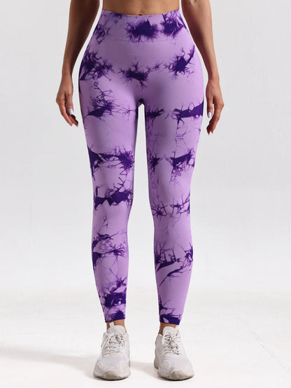Tie Dye Yoga Pants Sport Leggings Women Seamless High Waist Push Up Woman Tights Fitness Workout Leggings Gym Clothing