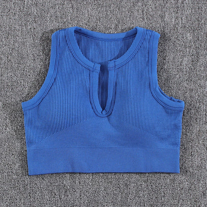 1/2/3/4/5PCS Gym Leggings Women Pants Sets Thread Sexy Sport Autumn  T-Shirt Sets Seamless Outdoors Activewear Suit Tank Top