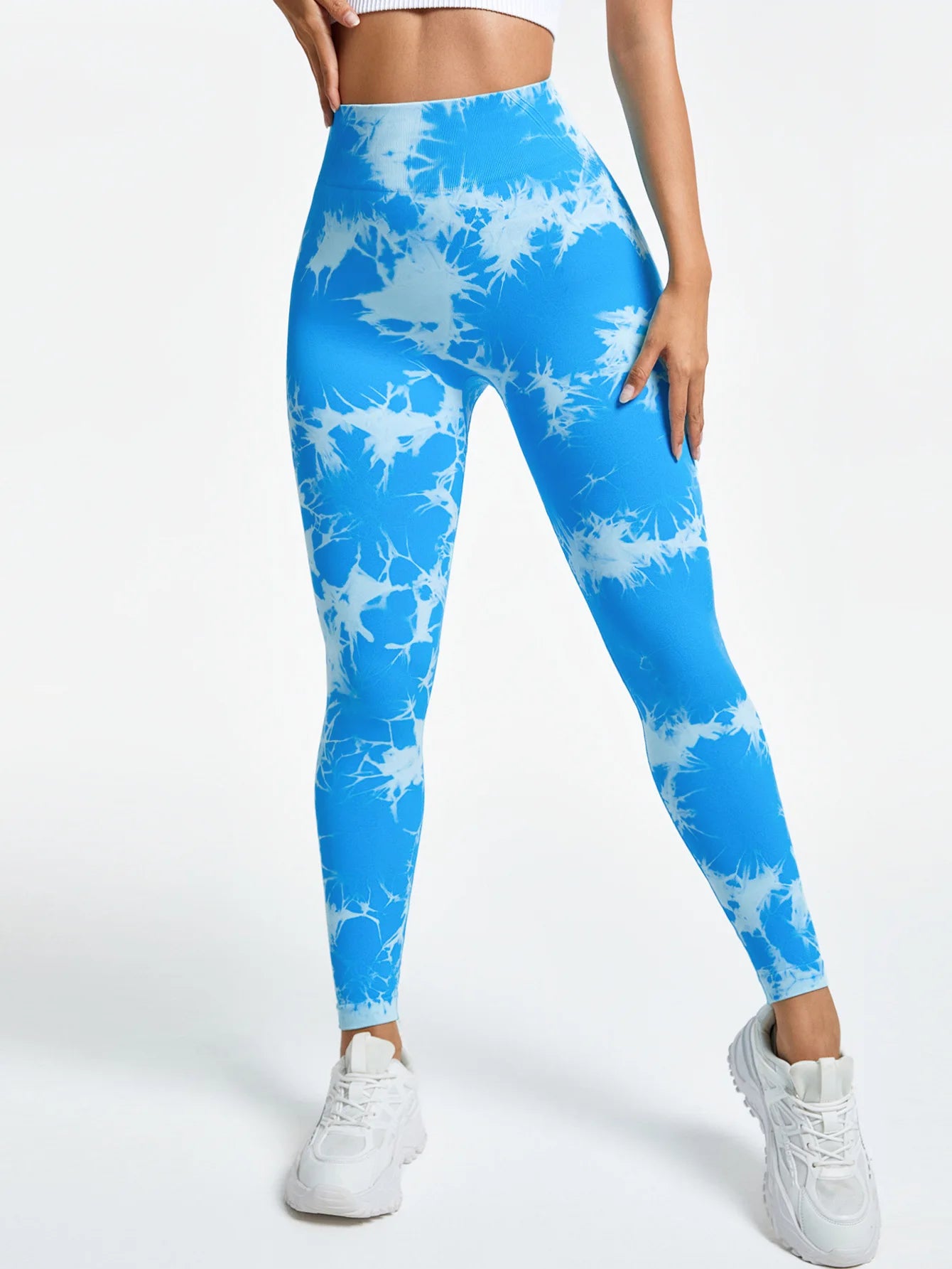 Tie Dye Yoga Pants Sport Leggings Women Seamless High Waist Push Up Woman Tights Fitness Workout Leggings Gym Clothing