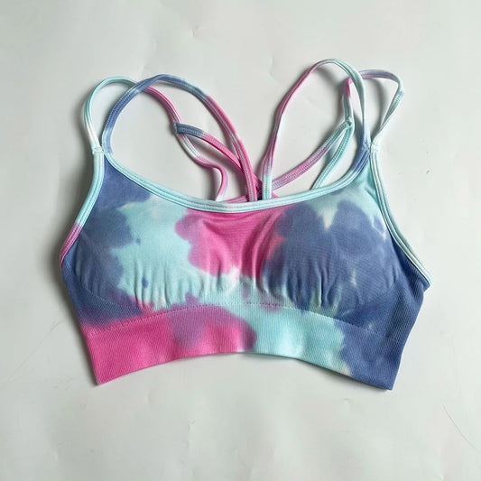 2023 New Tie Dye Yoga Pants Sport Leggings Women Seamless High Waist Push Up Woman Tights Fitness Workout Leggins Gym Clothing