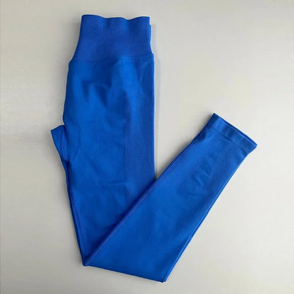 Impact Leggings Women Seamless Yoga Legging Gym Legging Workout Yoga Pants Low Ribbed Band Butt Lifting Sport Tights