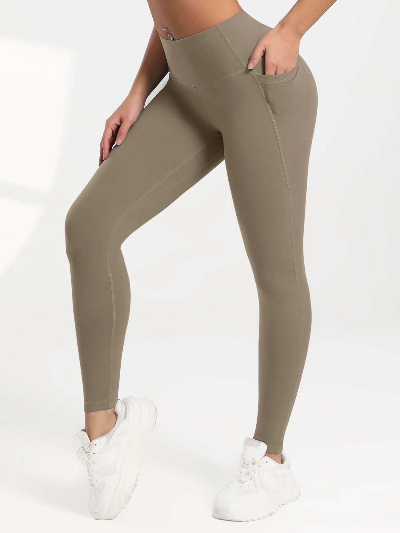 Pockets Fitness Gym Leggings Women Skinny Stretch Autumn Sport Leggings Women Casual Mallas Fashion Outdoors Pants