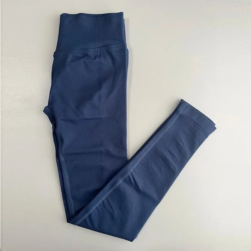 Impact Leggings Women Seamless Yoga Legging Gym Legging Workout Yoga Pants Low Ribbed Band Butt Lifting Sport Tights