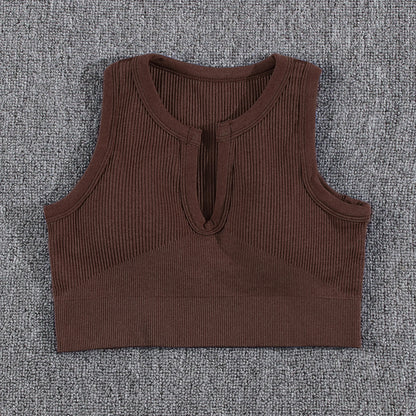 1/2/3/4/5PCS Gym Leggings Women Pants Sets Thread Sexy Sport Autumn  T-Shirt Sets Seamless Outdoors Activewear Suit Tank Top